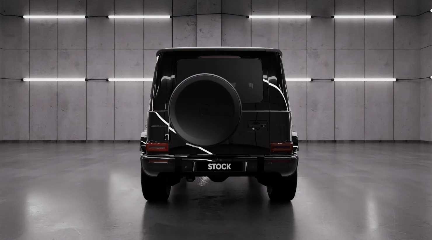 Задний профиль Mercedes AMG 63 G-Class W463 Facelift с кастомным тюнингом