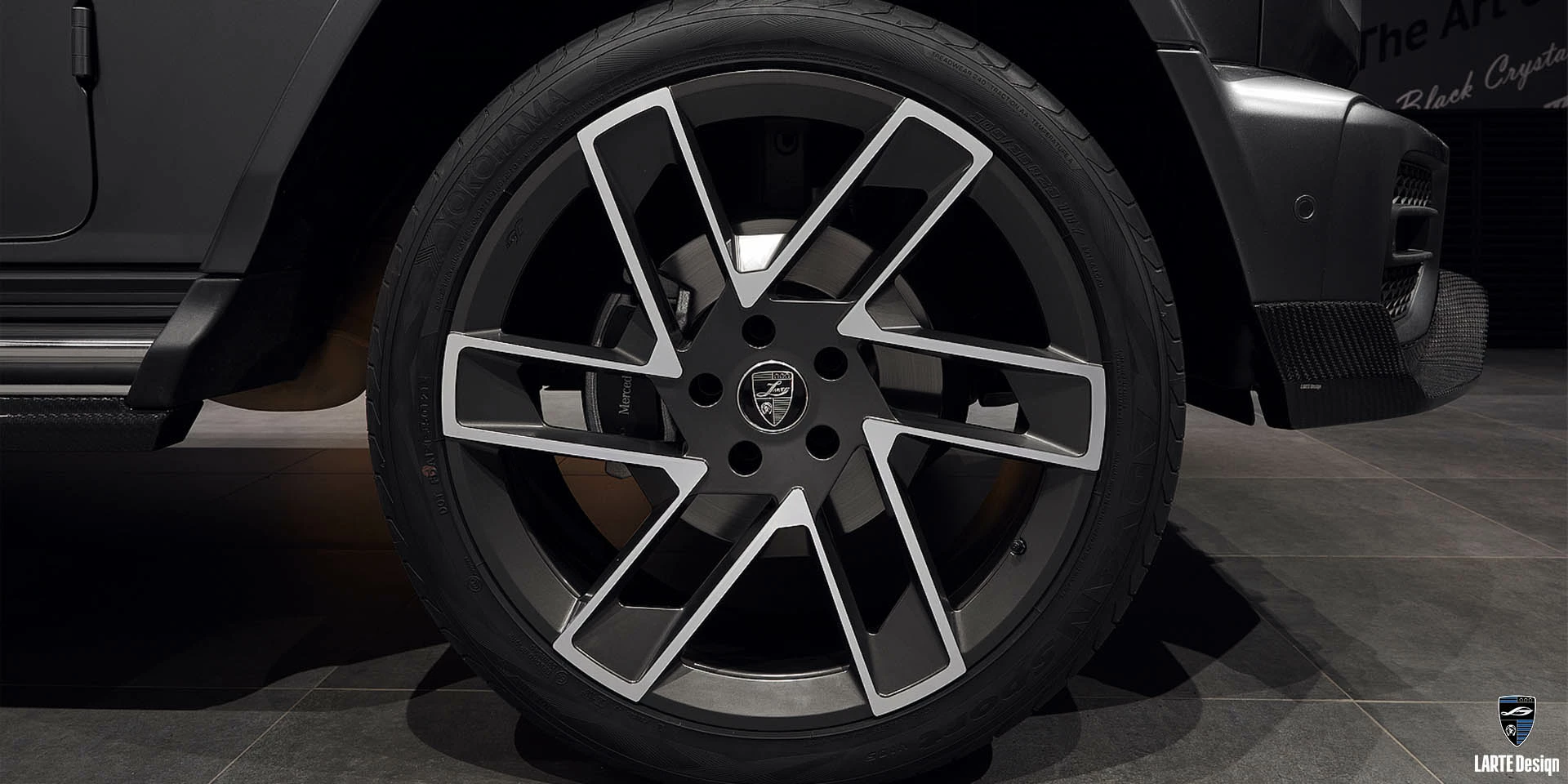 Купить кованые диски серии carbon fiber для Mercedes-Benz G-Class 63 AMG W463 Selenite Grey metallic