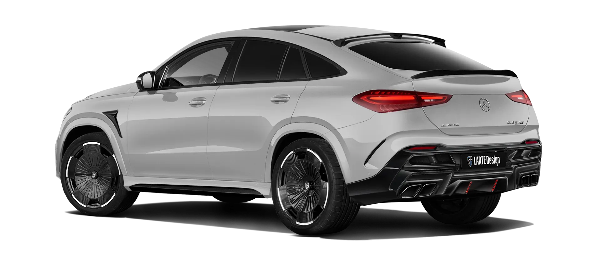 MERCEDES GLE COUPE 63 С167 FACELIFT 2023 - 2026 в цвете Alpine Grey с кастомным тюнингом