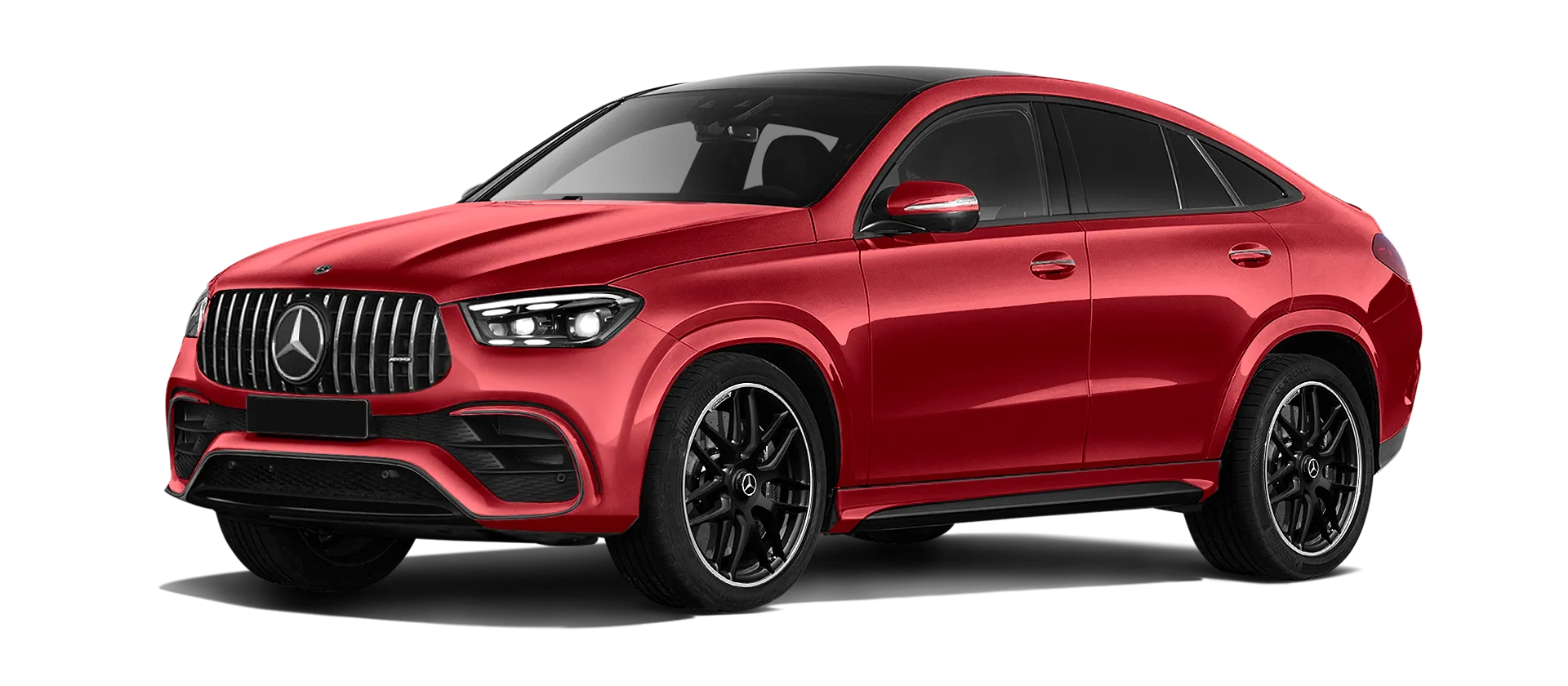MERCEDES GLE COUPE 63 С167 FACELIFT 2023 - 2026 в стоке, цвет Hyacinthe Red