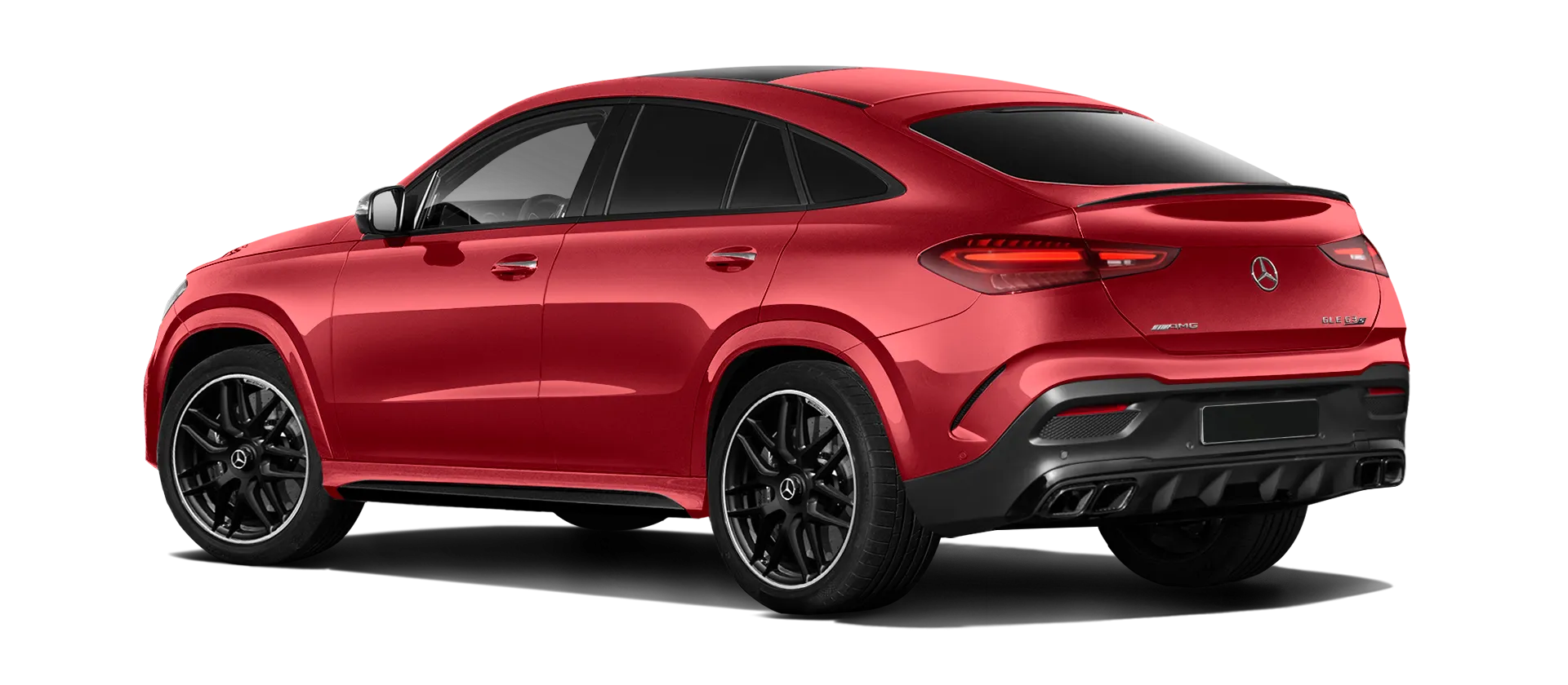 MERCEDES GLE COUPE 63 С167 FACELIFT 2023 - 2026 стоковый, цвет Hyacinthe Red