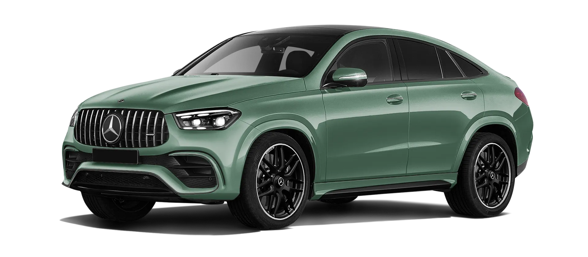 MERCEDES GLE COUPE 63 С167 FACELIFT 2023 - 2026 в стоке, цвет Ireland Mid Green