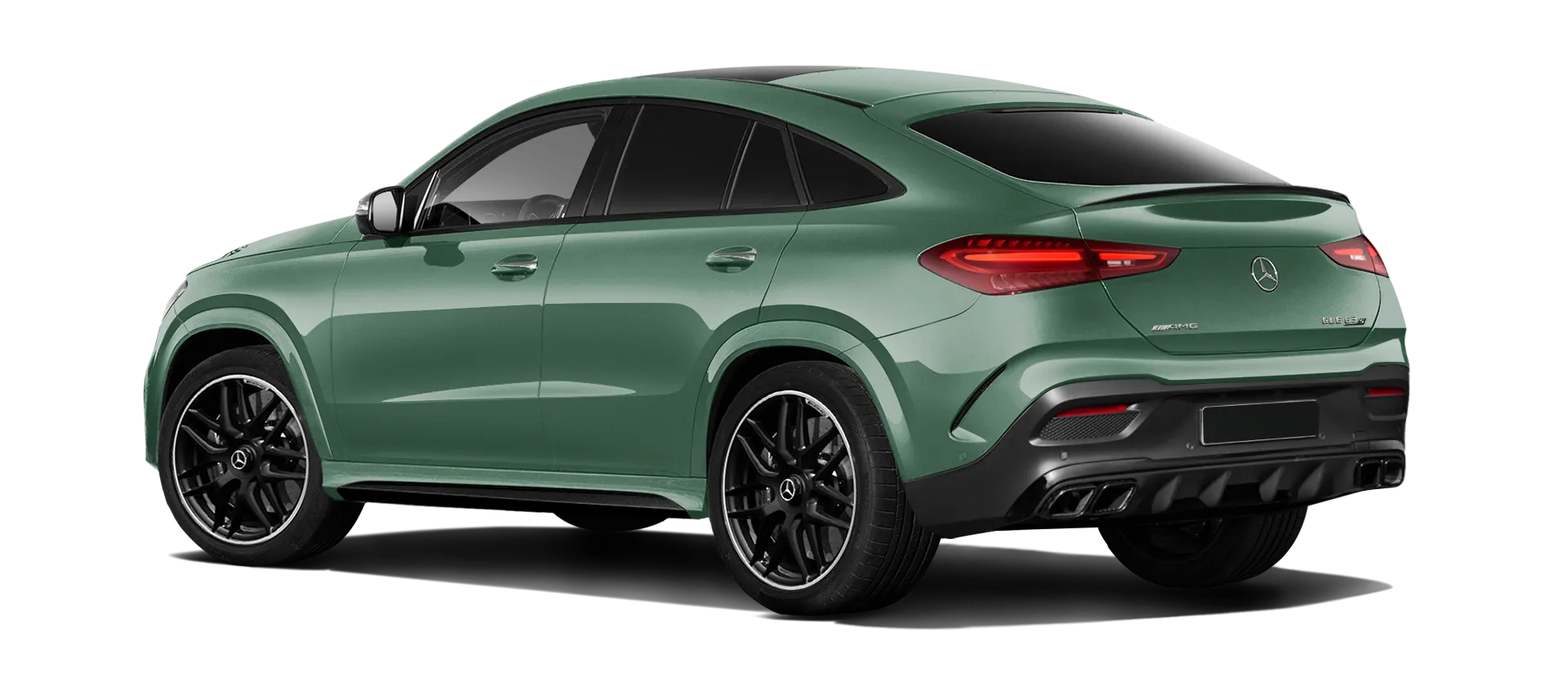MERCEDES GLE COUPE 63 С167 FACELIFT 2023 - 2026 стоковый, цвет Ireland Mid Green