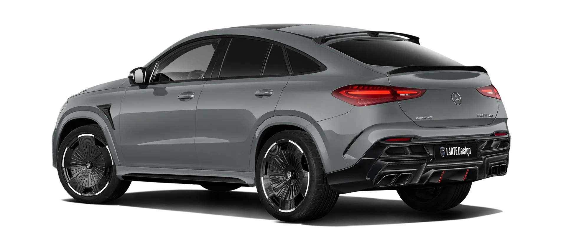 MERCEDES GLE COUPE 63 С167 FACELIFT 2023 - 2026 в цвете Silicon Grey с кастомным тюнингом