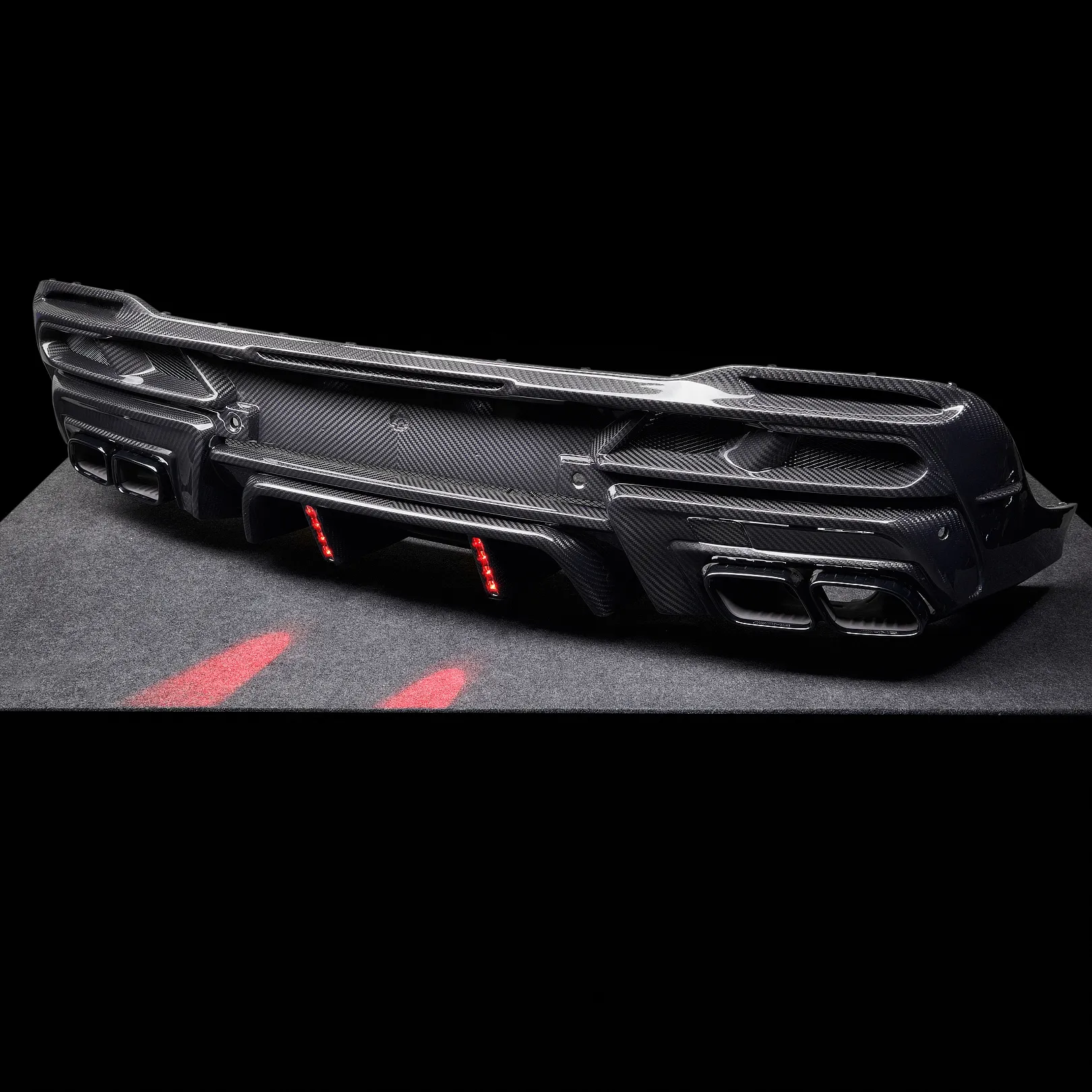 Карбоновый диффузор для SUV Mercedes GLE Coupe AMG 63/63s C167 Facelift от LARTE Design