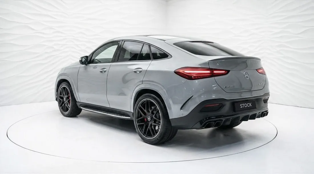 Задний профиль под углом Mercedes GLE coupe AMG 63 C167 Facelift с кастомным тюнингом