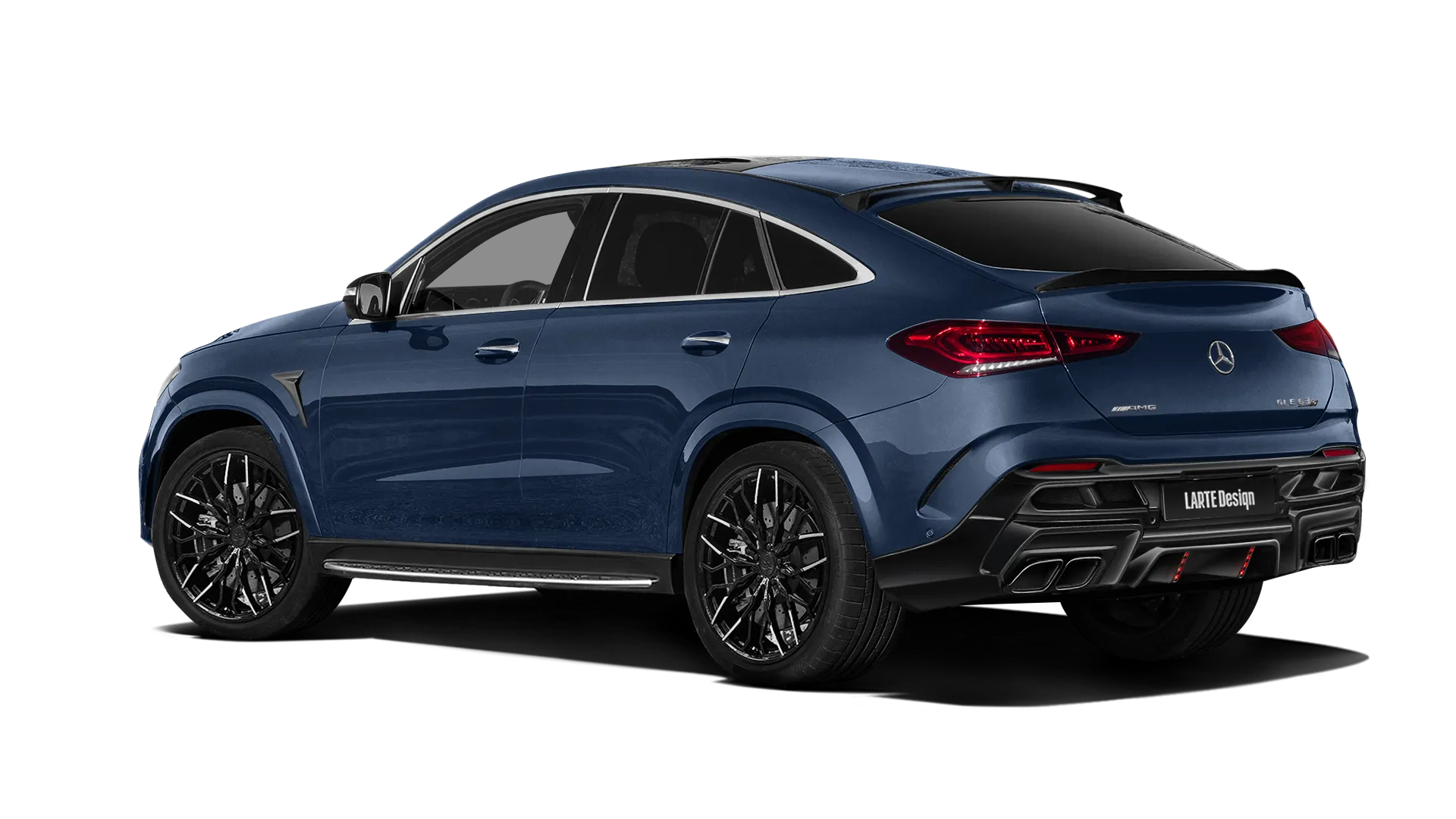 MERCEDES GLE COUPE 63 C167 2019 - 2023 в цвете Cavansite Blue с кастомным тюнингом