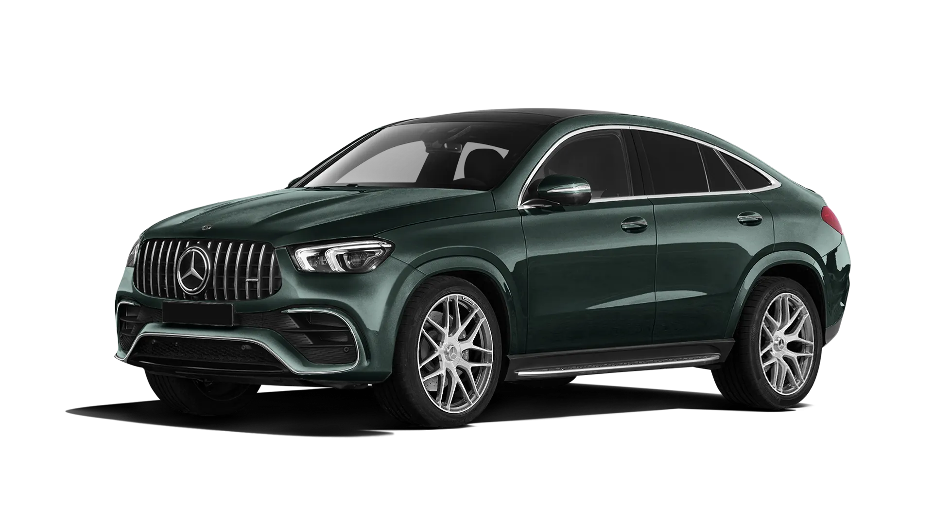 MERCEDES GLE COUPE 63 C167 2019 - 2023 в цвете Emerald Green с карбоновым обвесом