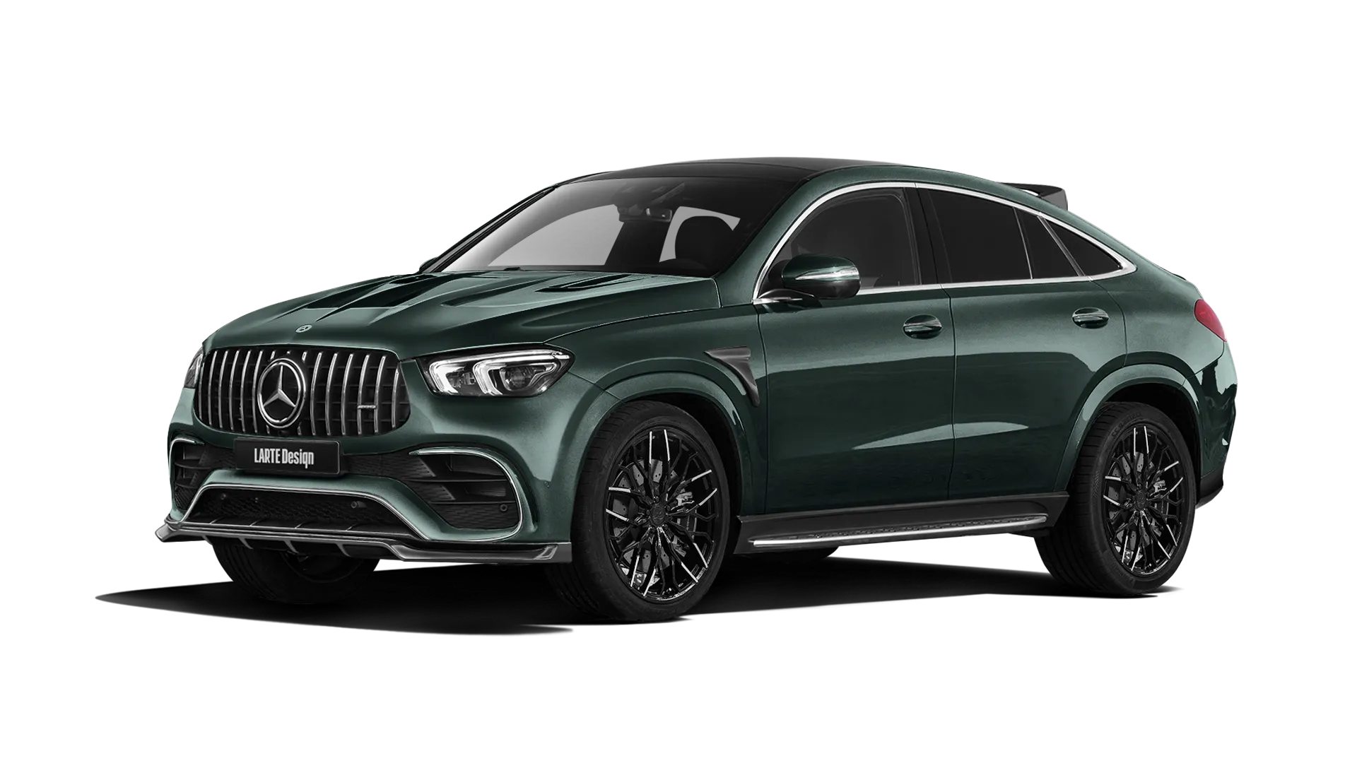 MERCEDES GLE COUPE 63 C167 2019 - 2023 в цвете Emerald Green с кастомным обвесом