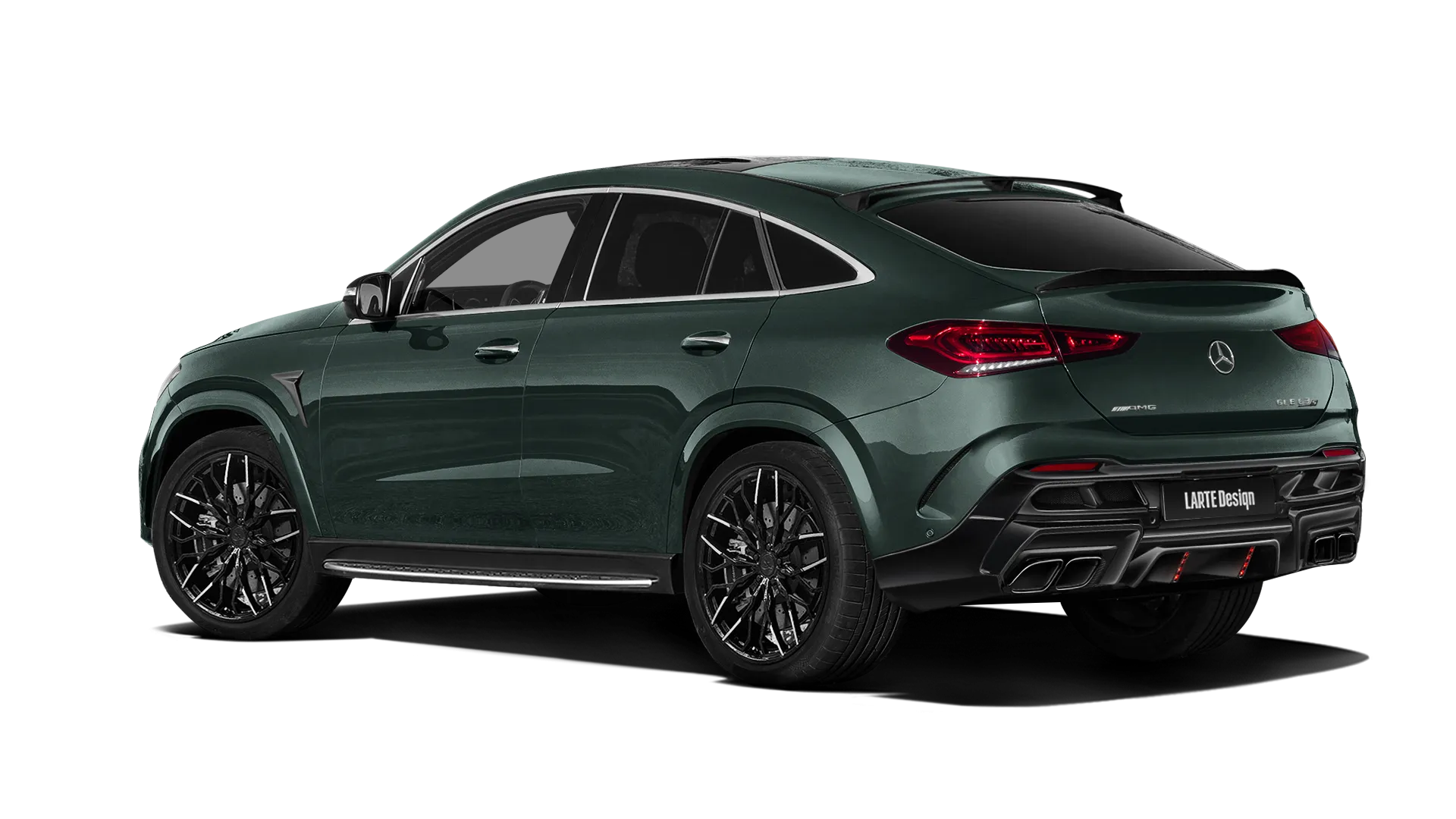 MERCEDES GLE COUPE 63 C167 2019 - 2023 в цвете Emerald Green с кастомным тюнингом