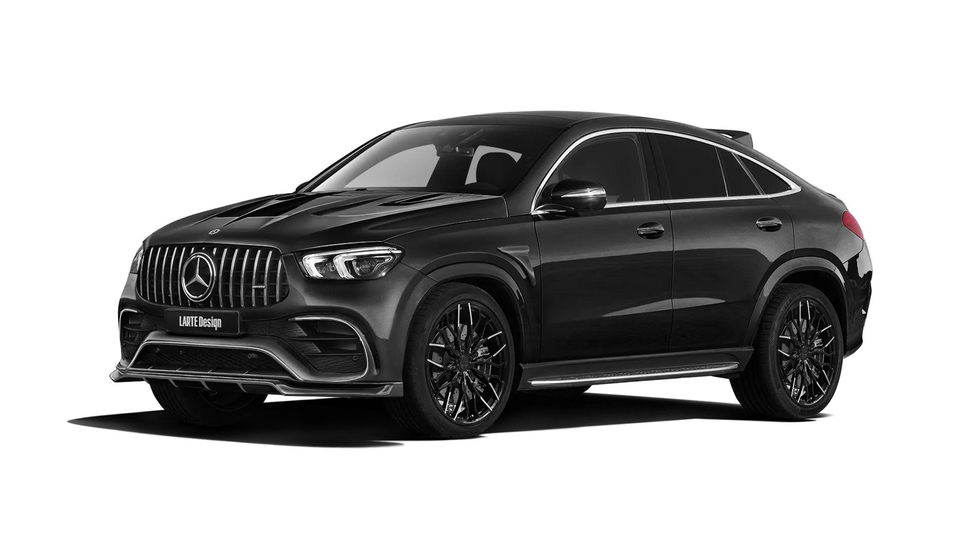 MERCEDES GLE COUPE 63 C167 2019 - 2023 в цвете Obsidian Black с кастомным обвесом