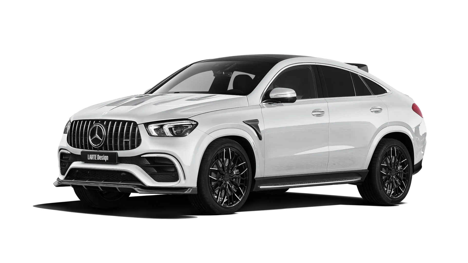 MERCEDES GLE COUPE 63 C167 2019 - 2023 в цвете Polar White с кастомным обвесом