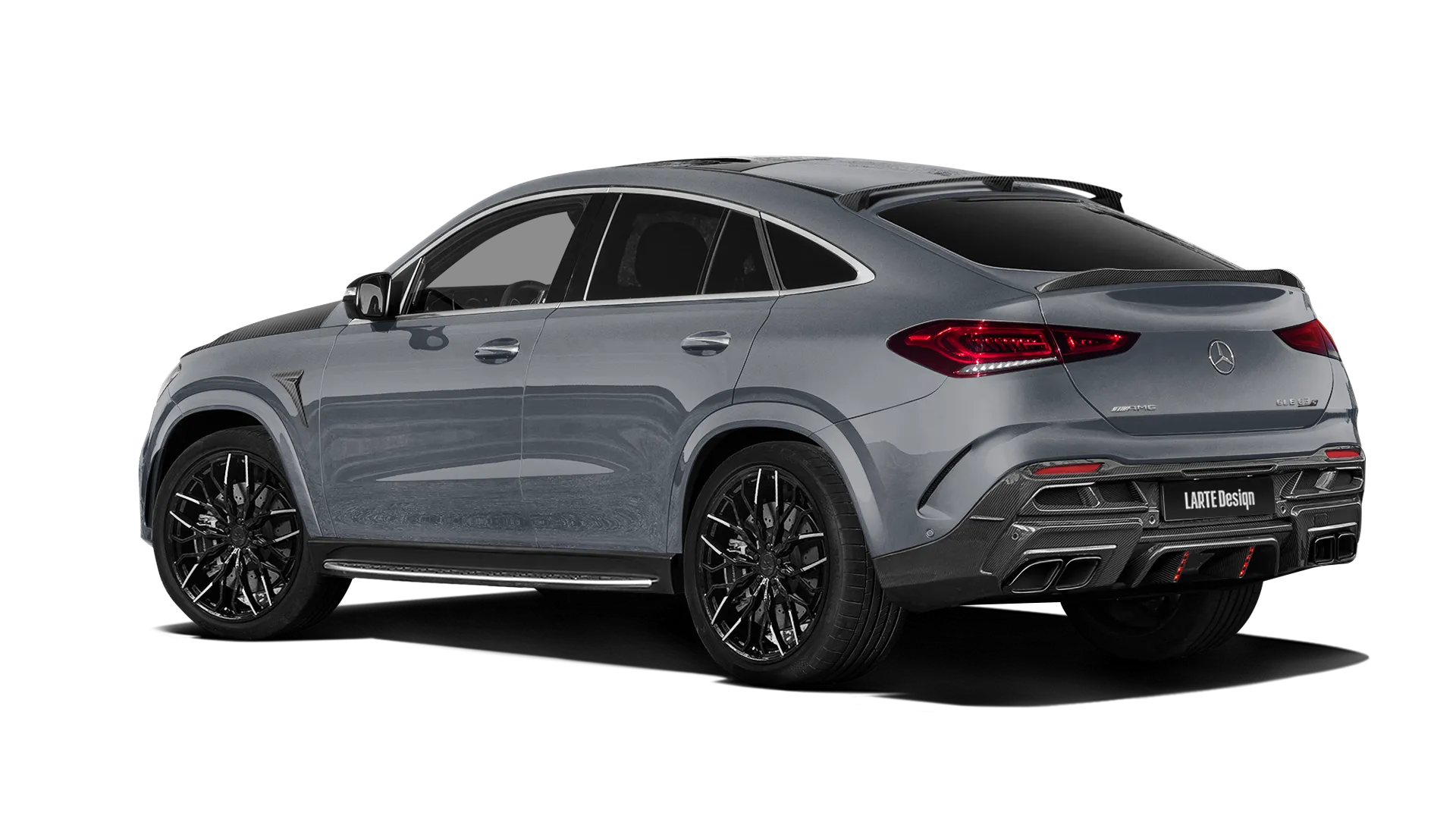 MERCEDES GLE COUPE 63 C167 2019 - 2023 в цвете Selenite Grey с карбоновым тюнингом