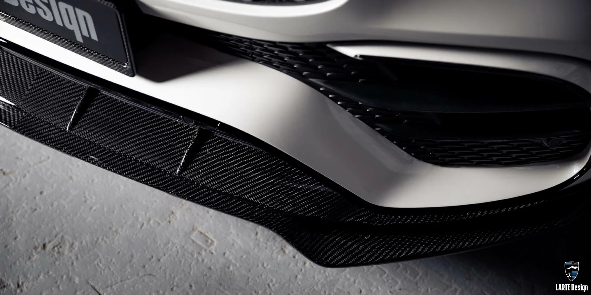 Закажите переднюю юбку из углеродного волокна для Mercedes-Benz GLE Coupe 63 S 4MATIC+ С167 MANUFAKTUR Diamond White metallic 