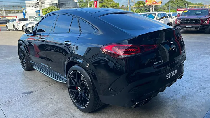 Задний профиль под углом MERCEDES GLE COUPE 63 C167 2019 - 2023 с кастомным тюнингом