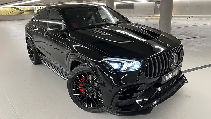 Перед под углом MERCEDES GLE COUPE 63 C167 2019 - 2023 с кастомным обвесом