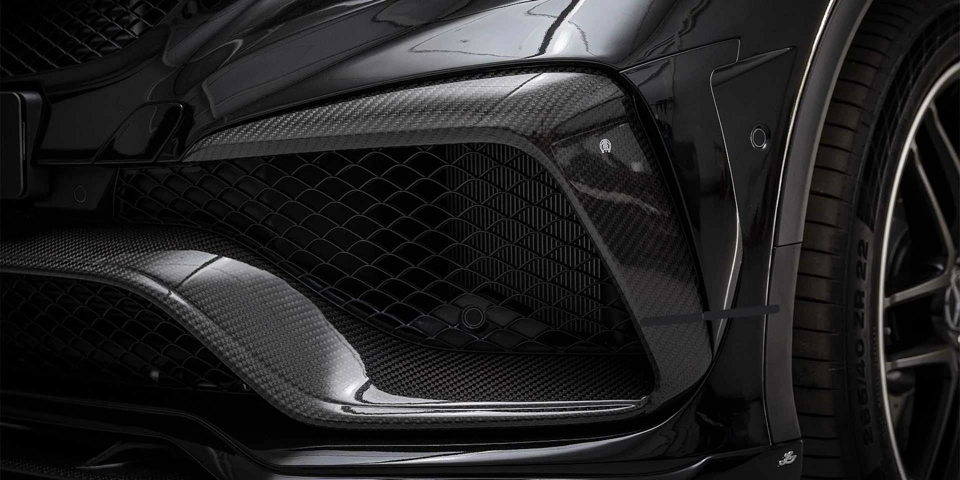 Дизайнерский элемент переднего бампера Winner для Mercedes Benz GLE Coupe C292 2020