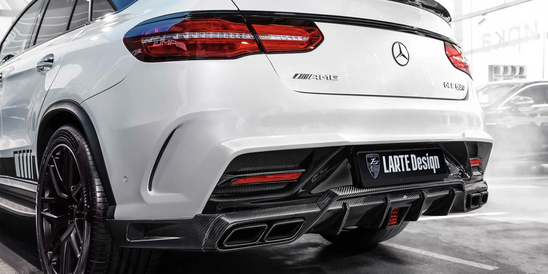 Купить кастомный задний бампер Winner для Mercedes Benz GLE Coupe C292 2018
