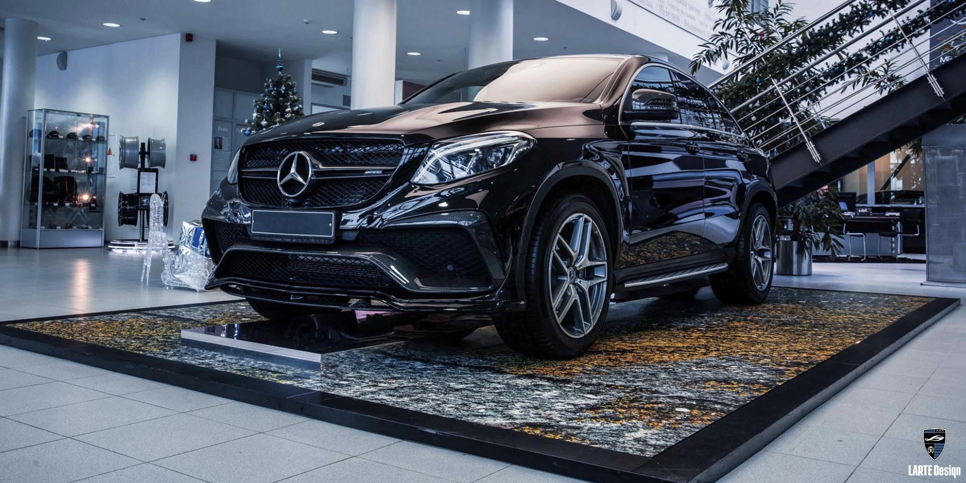 Закажите тюнинг-комплекты из углеродного волокна для Mercedes-Benz GLE Coupe GLE 450 4MATIC+ С166 Obsidian Black metallic 