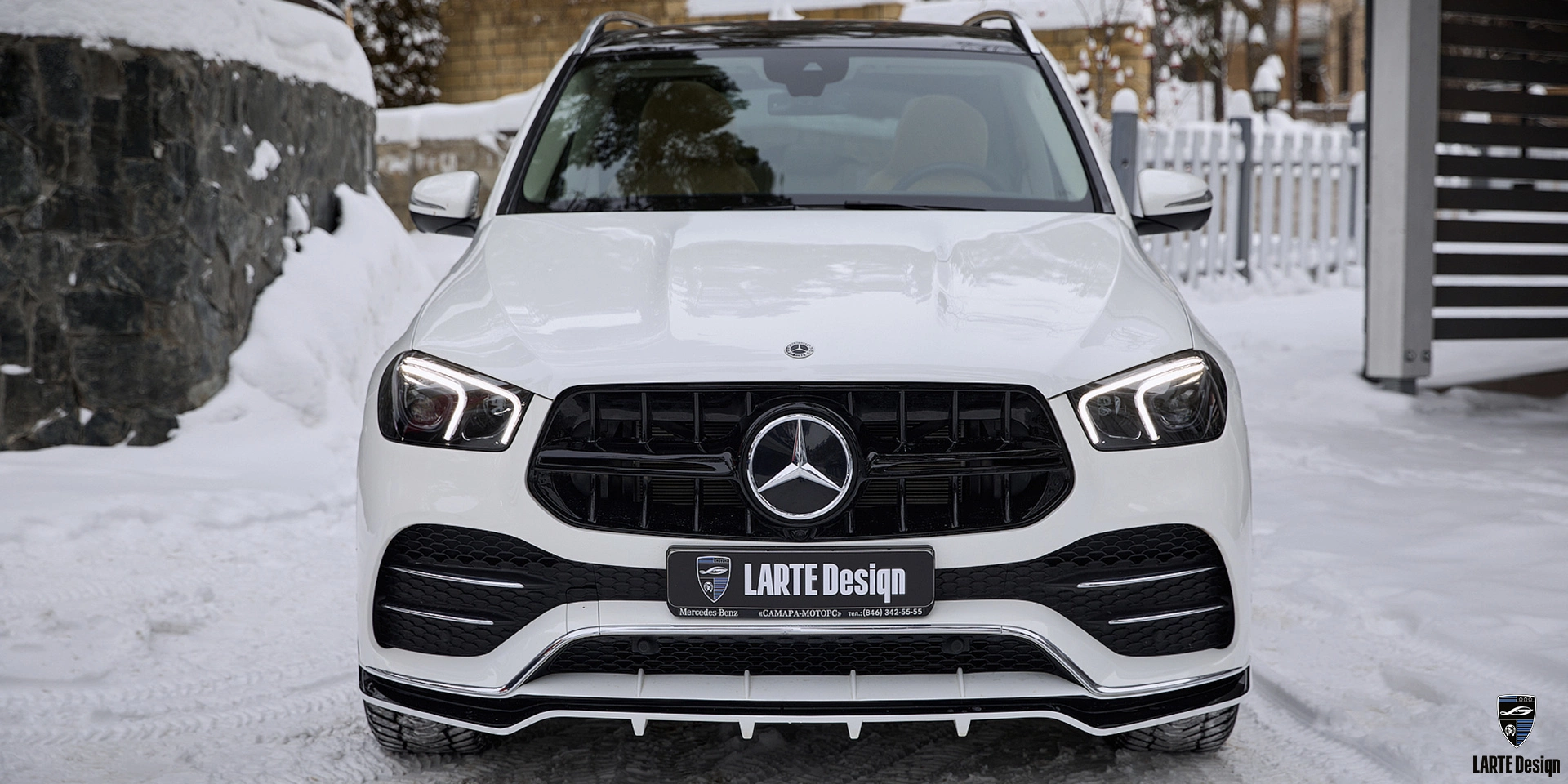 Цена карбонового обвеса на Mercedes-Benz GLE 400 d 4MATIC Luxury MANUFAKTUR Diamond White металлик 2023