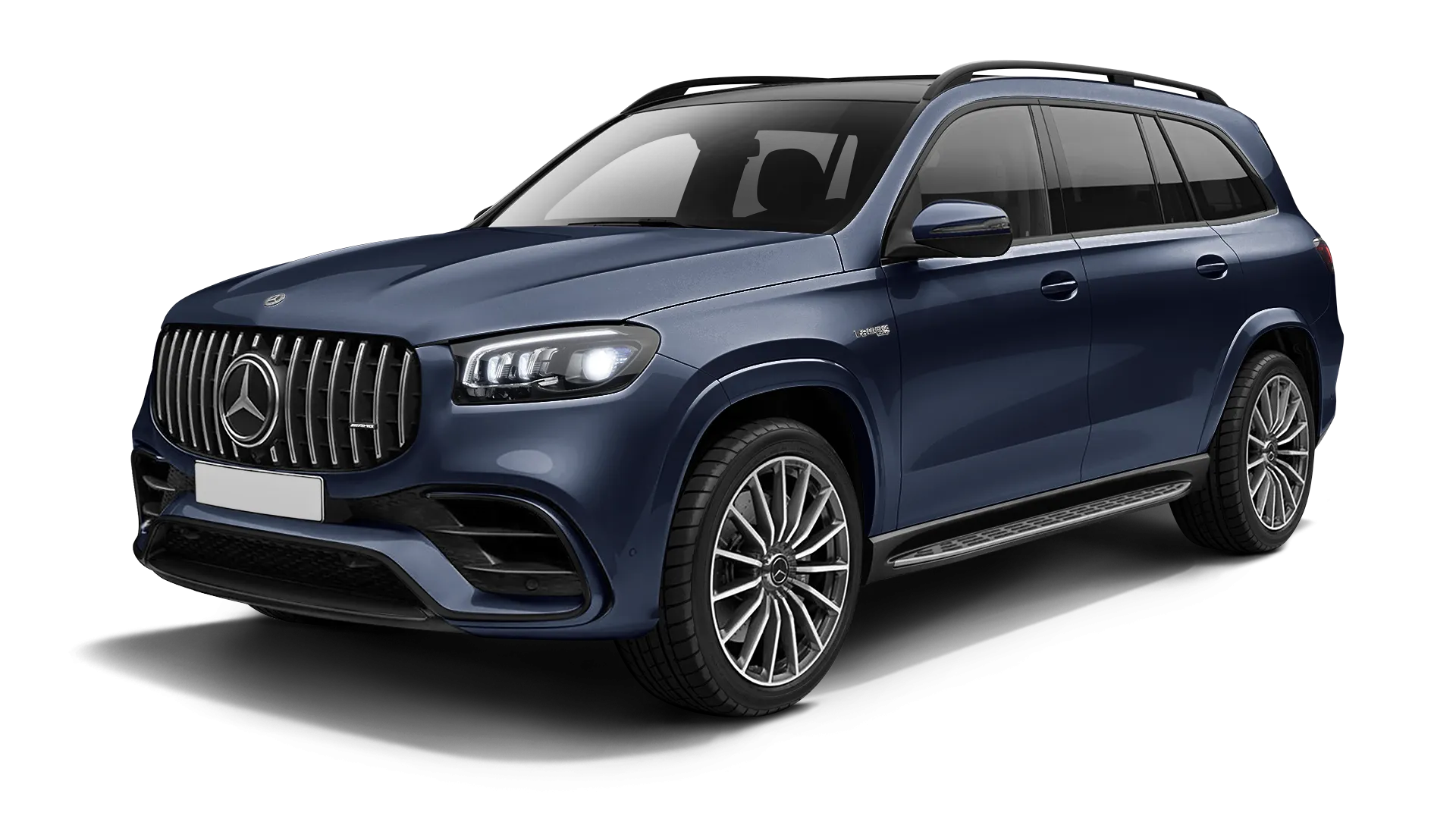 Mercedes AMG 63 GLS X167 Facelift в стоке, цвет Cavansite Blue