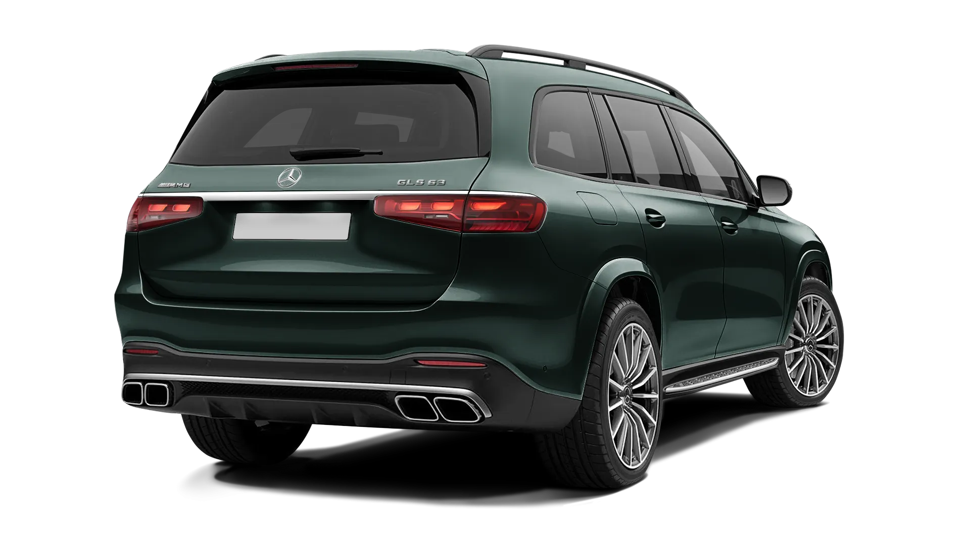 Mercedes AMG 63 GLS X167 Facelift стоковый, цвет Emerald Green