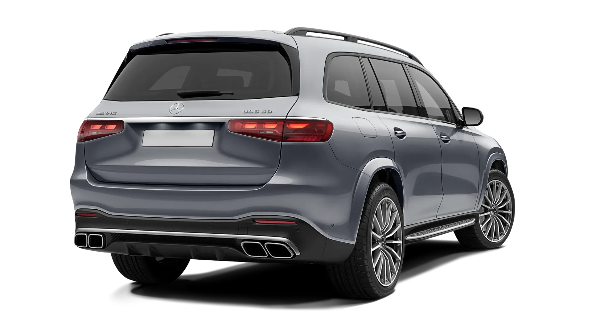 Mercedes AMG 63 GLS X167 Facelift стоковый, цвет Selenite Grey