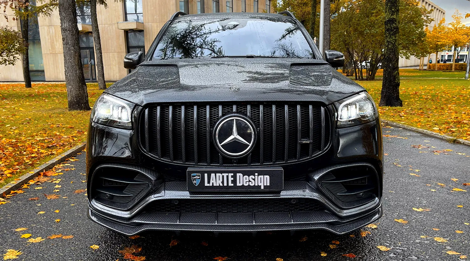 Перед Mercedes AMG 63 GLS X167 Facelift с кастомным обвесом