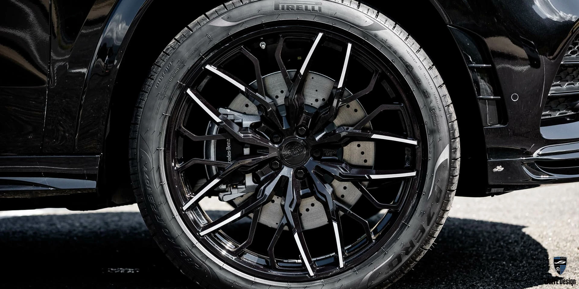 Заказать кованые диски для Mercedes Benz GLS 450 4MATIC Premium Plus Х166 MANUFAKTUR Obsidian Black metallic