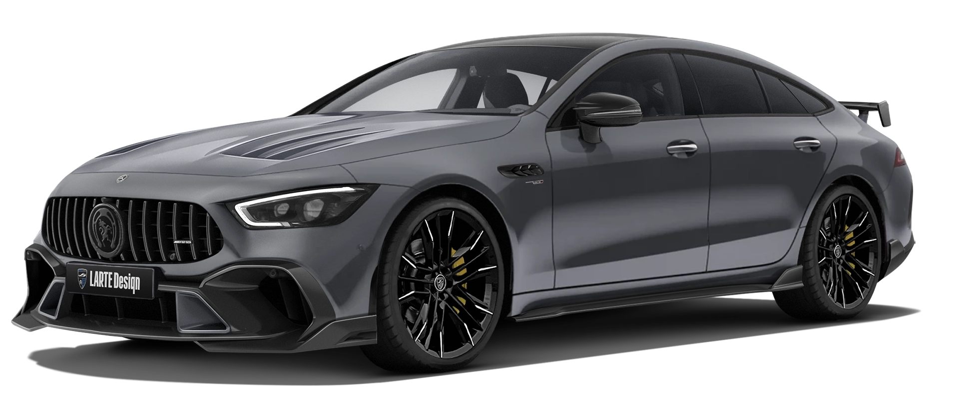 MERCEDES GT 53 X290 FACELIFT 2024 - 2026 в цвете Classic Grey с кастомным обвесом