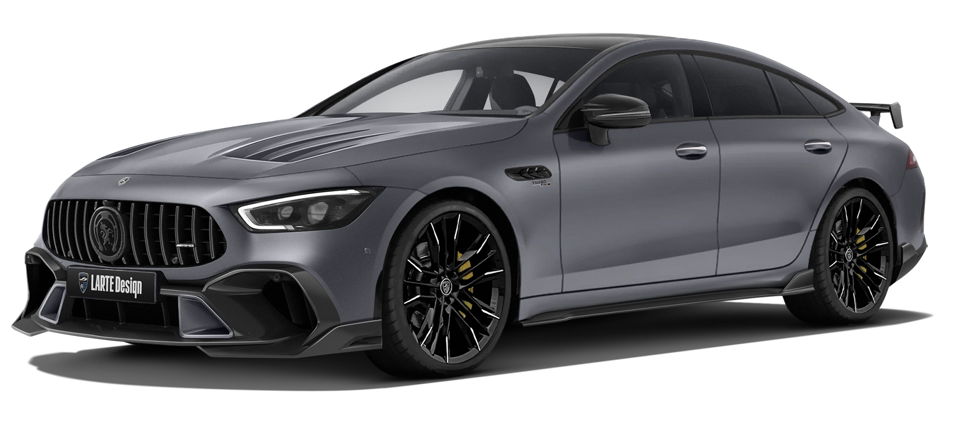 MERCEDES GT 53 X290 FACELIFT 2024 - 2026 в цвете Selenite Grey с кастомным обвесом
