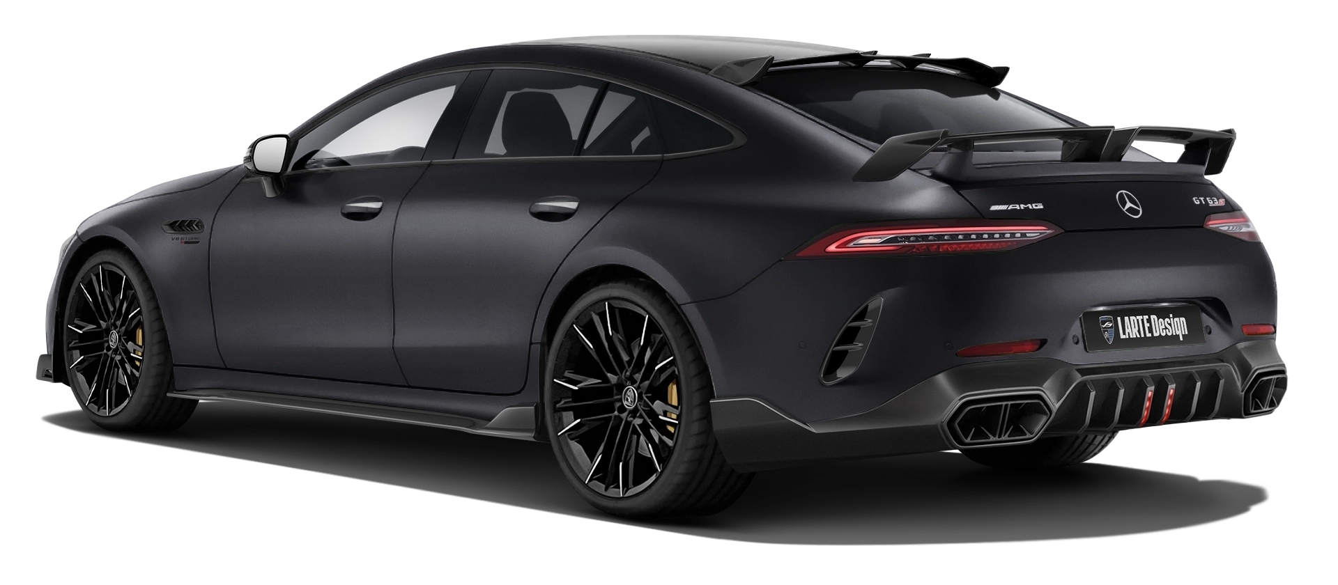 MERCEDES GT 63 X290 FACELIFT 2024 - 2026 в цвете Graphite Grey с кастомным тюнингом