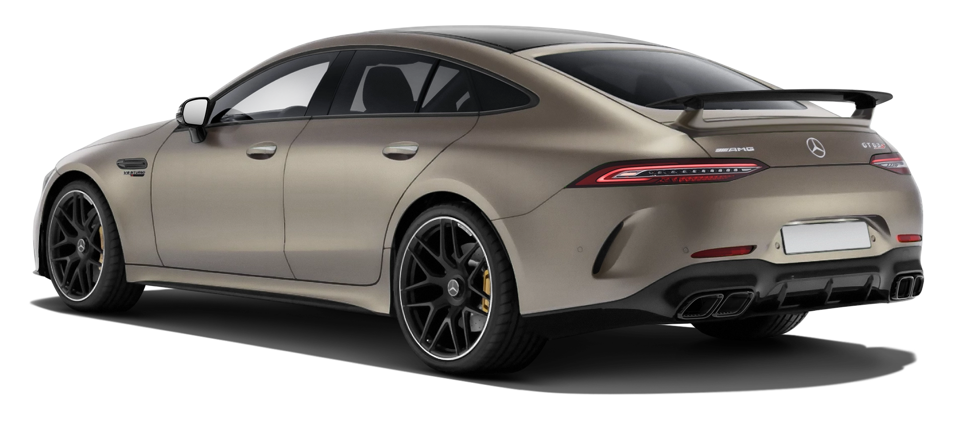 MERCEDES GT 63 X290 FACELIFT 2024 - 2026 стоковый, цвет Kalahari Gold Magno