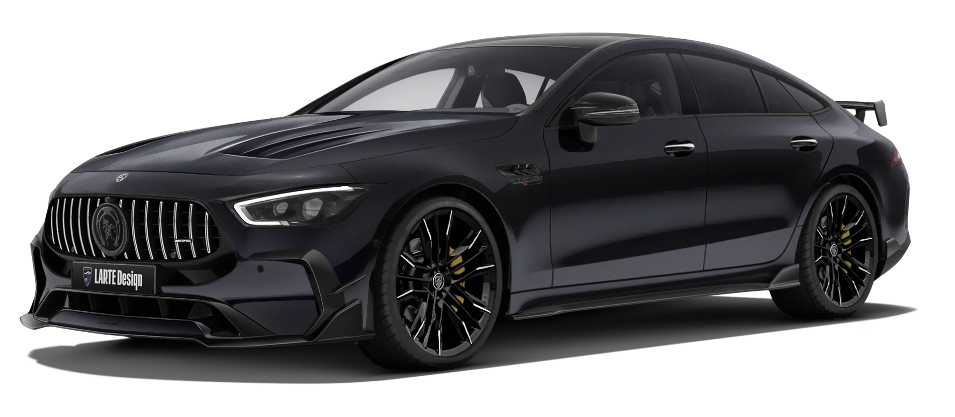 MERCEDES GT 63 X290 FACELIFT 2024 - 2026 в цвете Obsidian Black с кастомным обвесом
