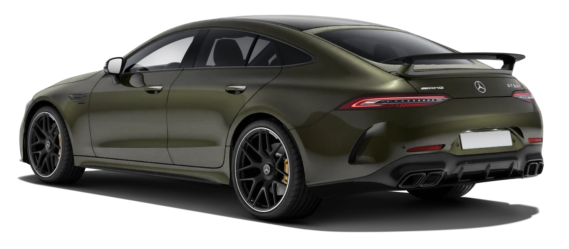 MERCEDES GT 63 X290 FACELIFT 2024 - 2026 стоковый, цвет Olive