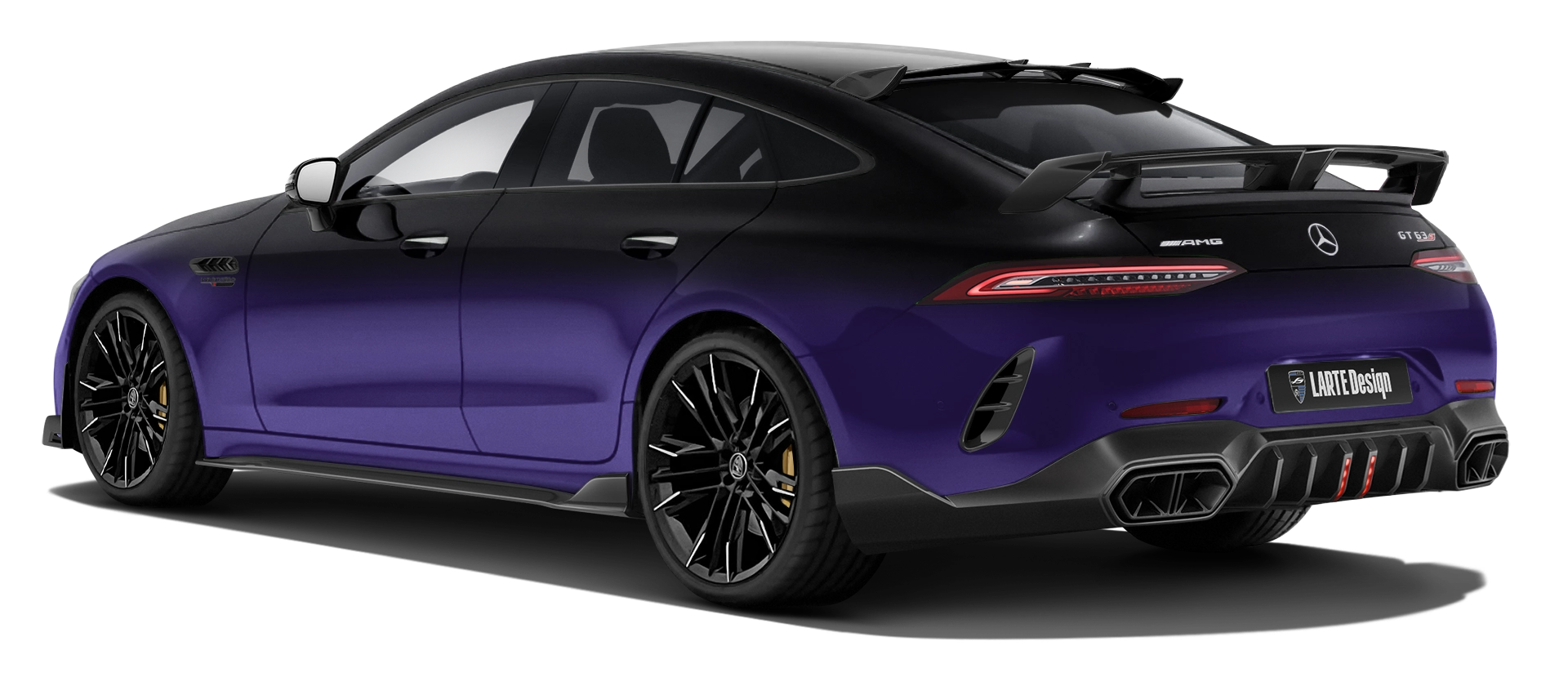MERCEDES GT 63 X290 FACELIFT 2024 - 2026 в цвете Purple с кастомным тюнингом