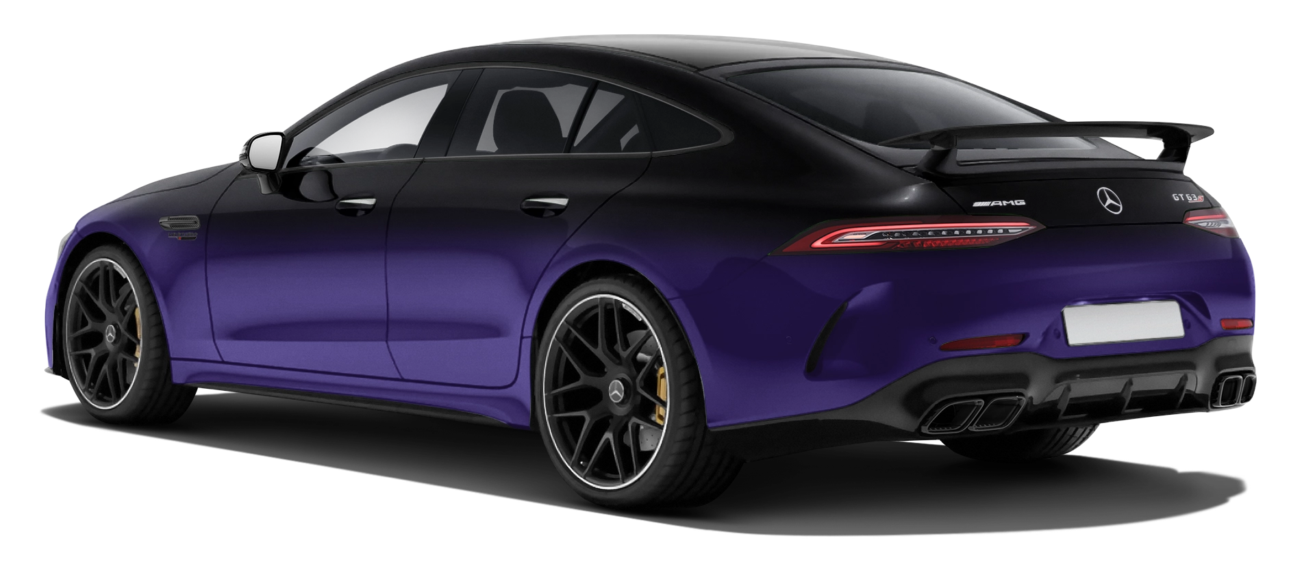MERCEDES GT 63 X290 FACELIFT 2024 - 2026 в цвете Purple с кастомным тюнингом