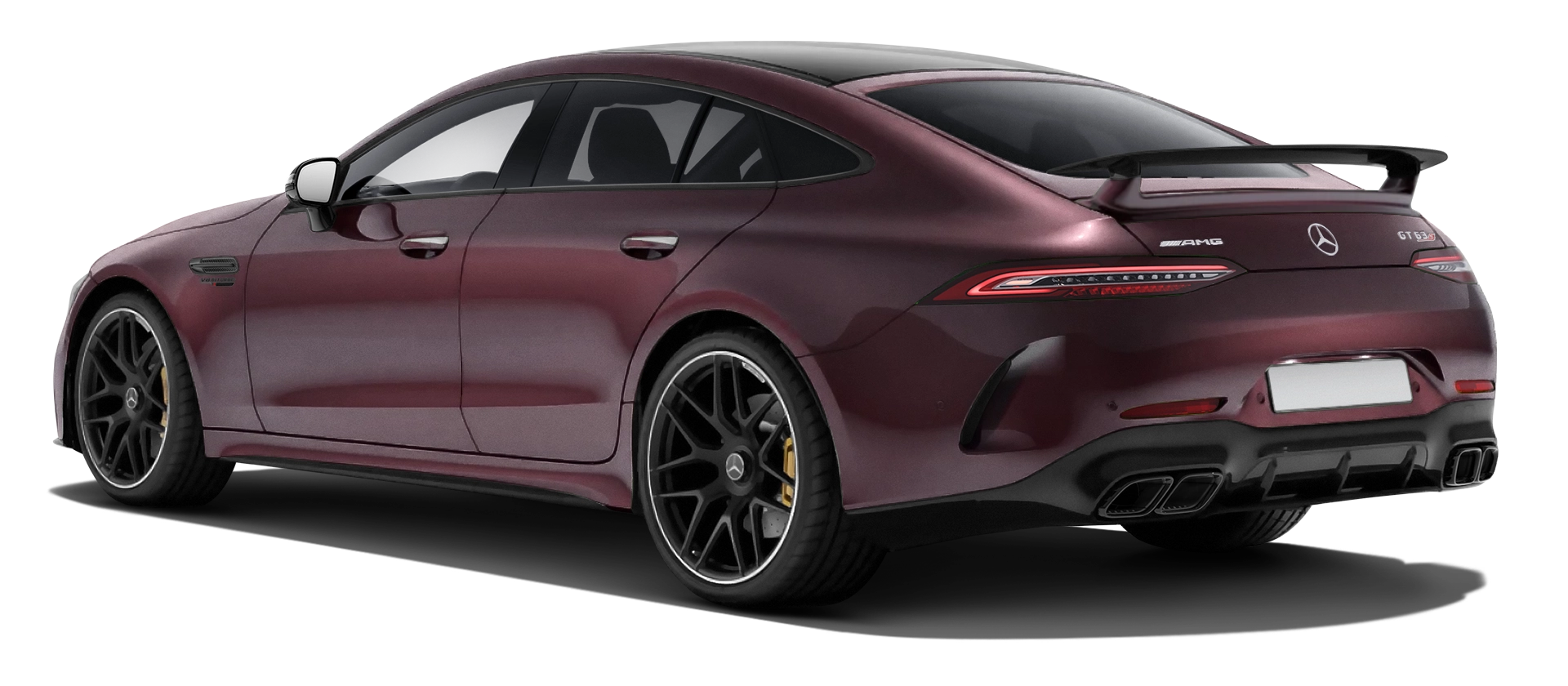 MERCEDES GT 63 X290 FACELIFT 2024 - 2026 стоковый, цвет Rubellite Red