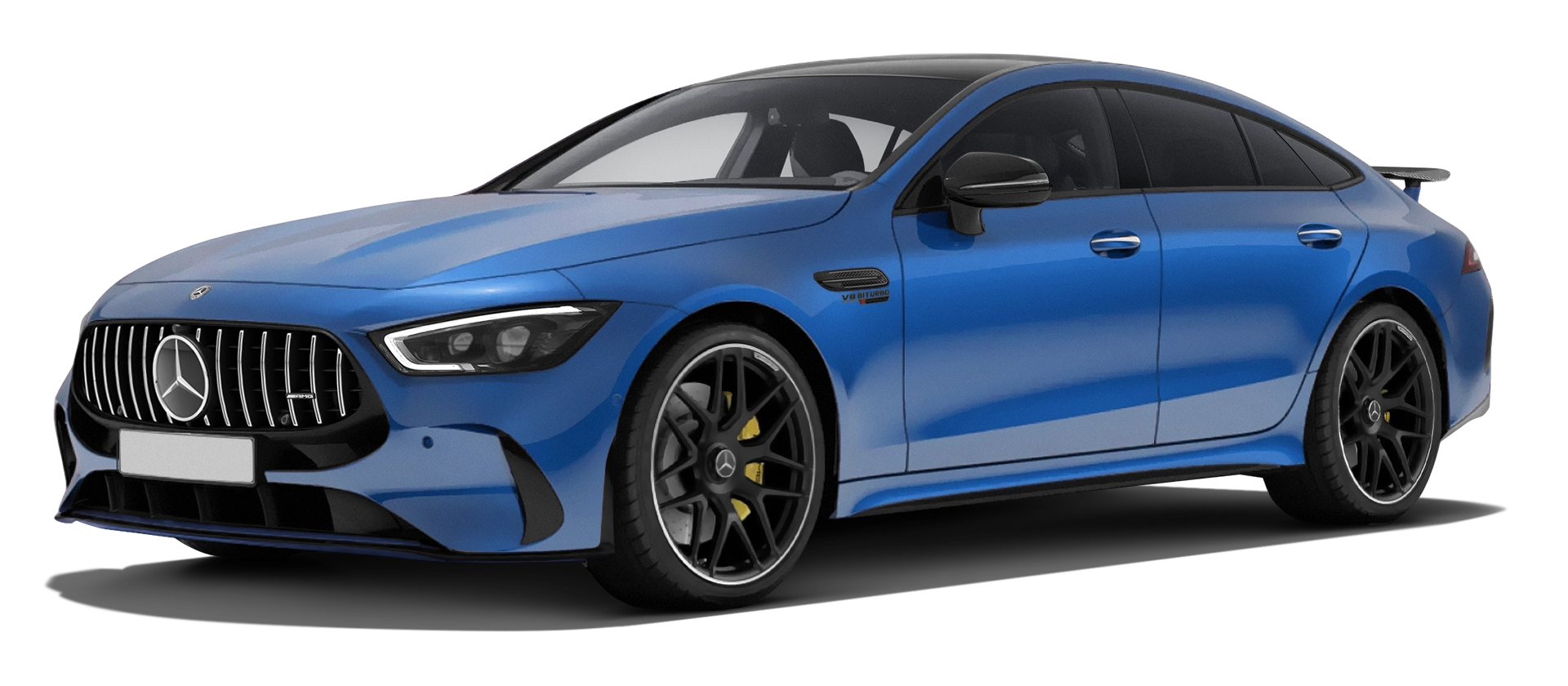 MERCEDES GT 63 X290 FACELIFT 2024 - 2026 в стоке, цвет Spectral Blue Magno