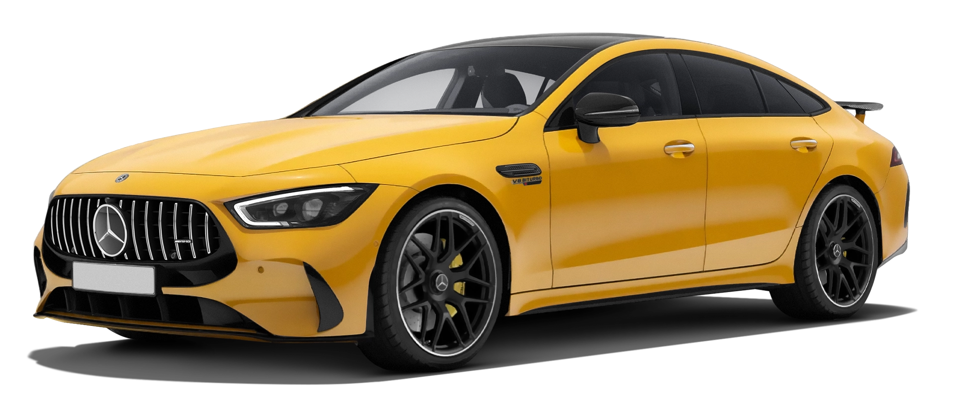 MERCEDES GT 63 X290 FACELIFT 2024 - 2026 в стоке, цвет Yellowstone