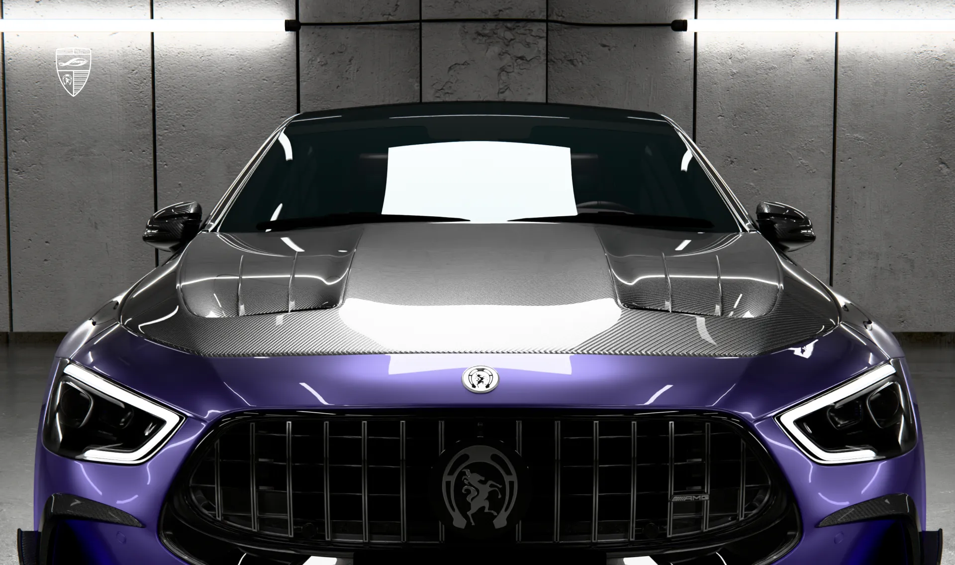 Капот в карбоне для авто класса люкс Mercedes AMG GT 63s Facelift X290 от LARTE Design