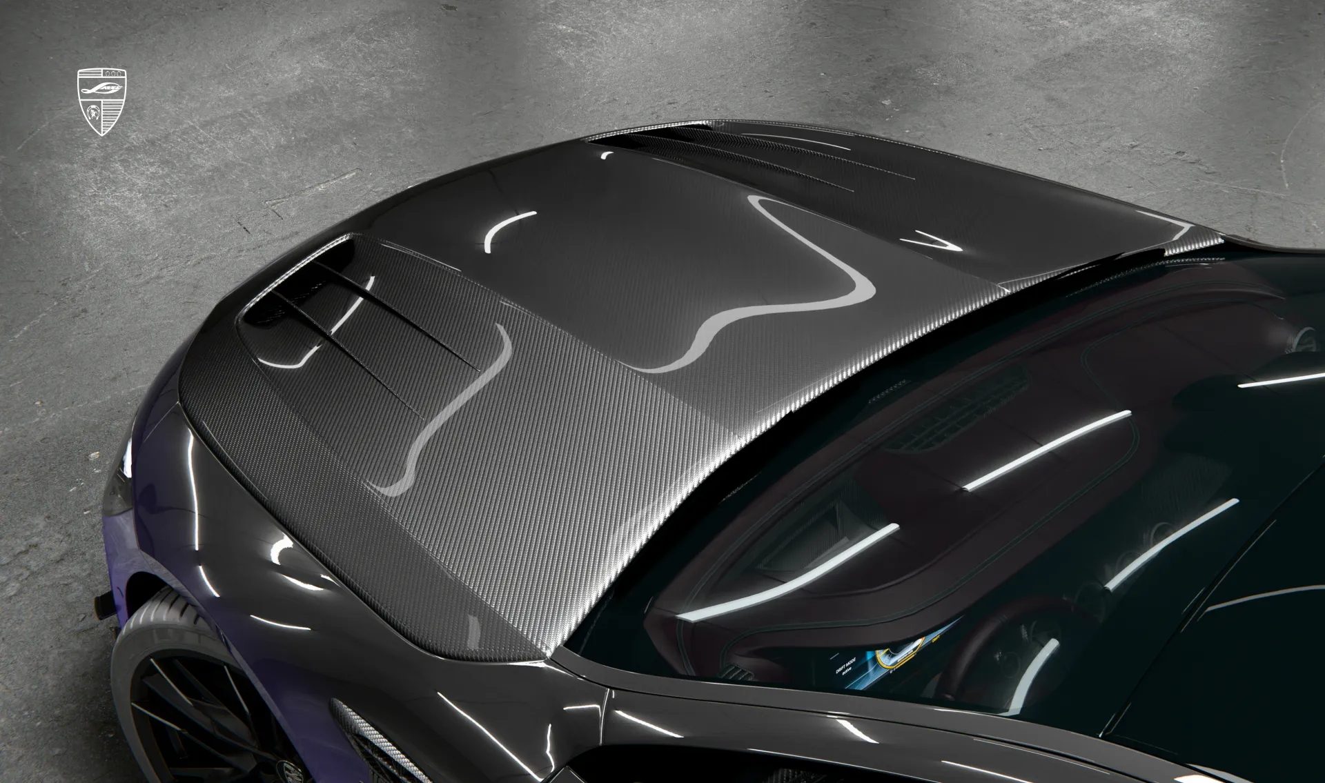 Капот в карбоне для авто класса люкс Mercedes AMG GT 63s Facelift X290 от LARTE Design
