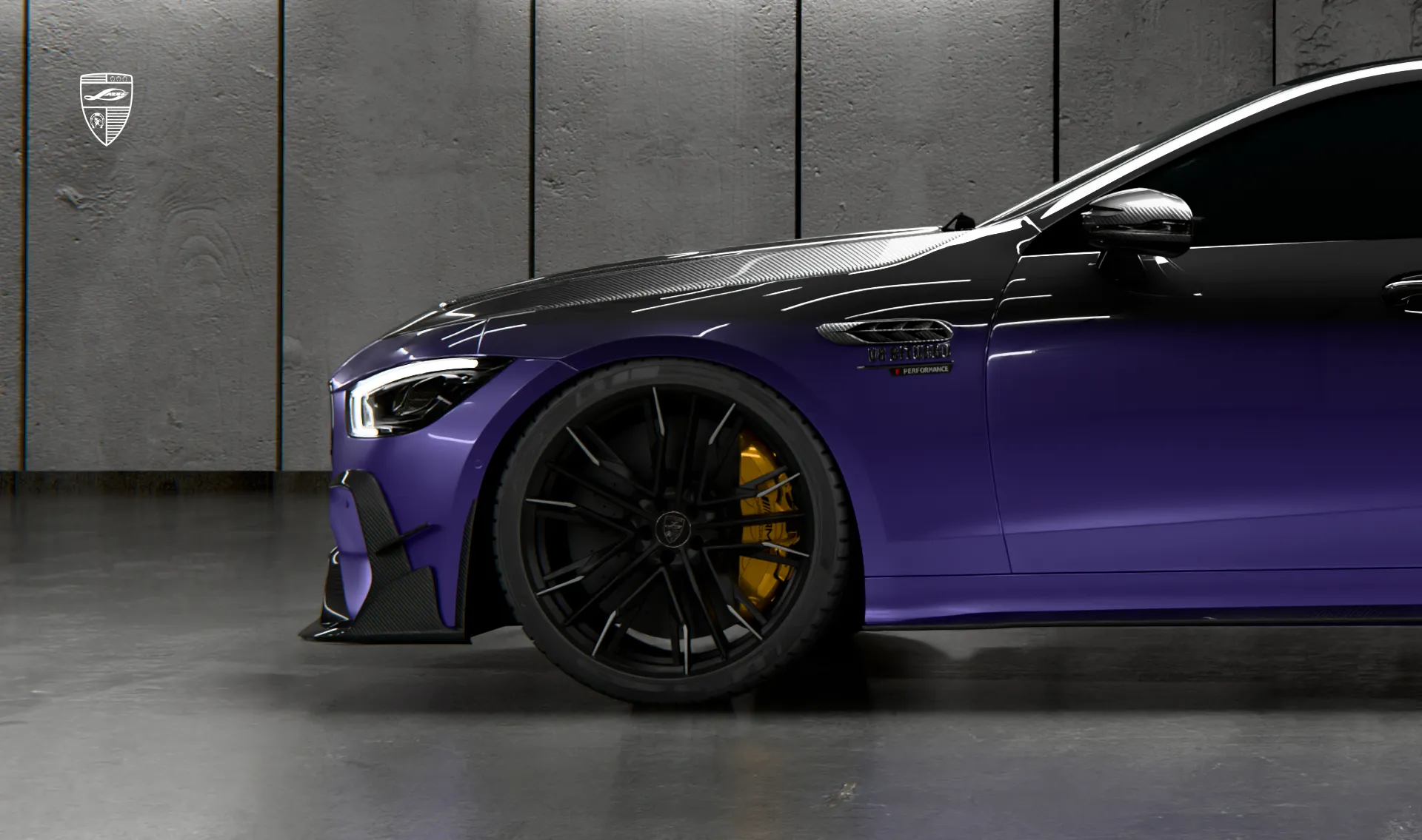 Кастомные кованые диски для авто класса люкс Mercedes AMG GT 63s Facelift X290 от LARTE Design