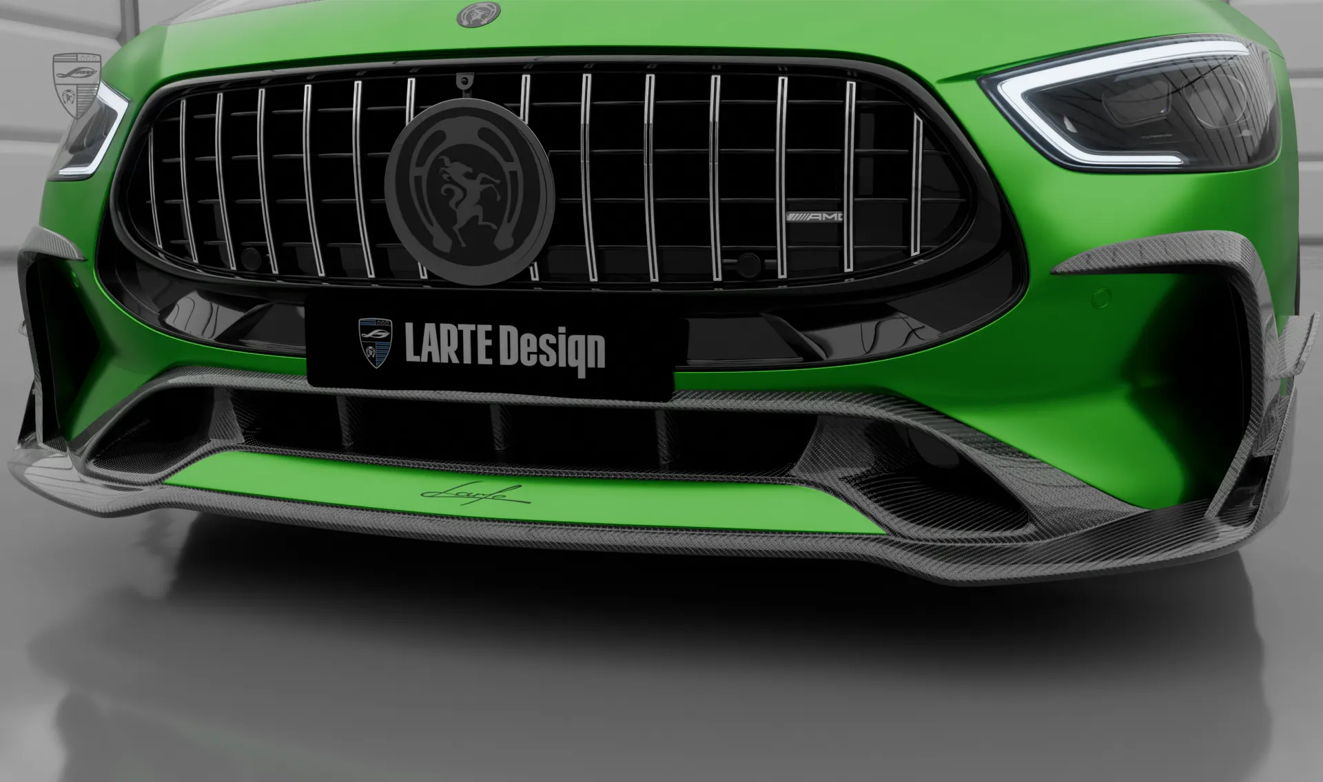 Обновление переднего бампера для SUV Mercedes AMG GT 63s Facelift X290 от LARTE Design