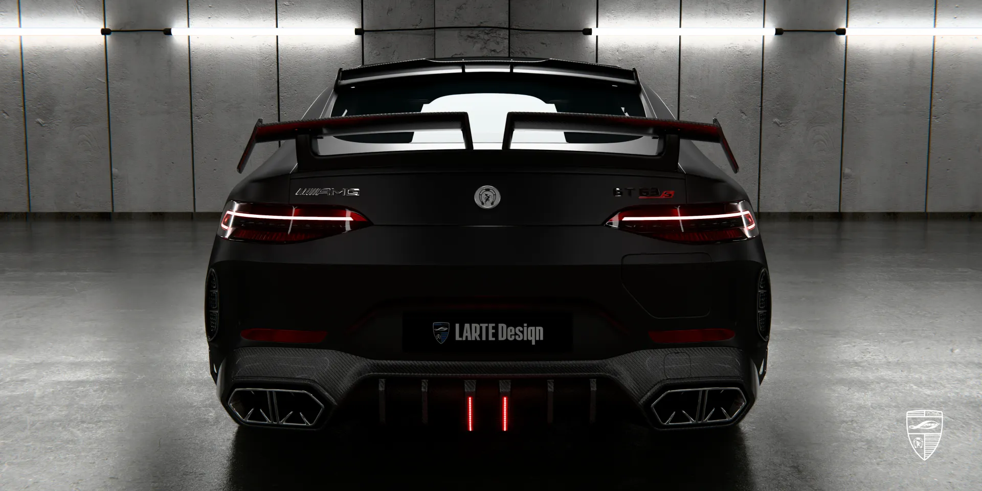 Карбоновый обвес Mercedes AMG GT Facelift 63 2026 улучшает аэродинамику