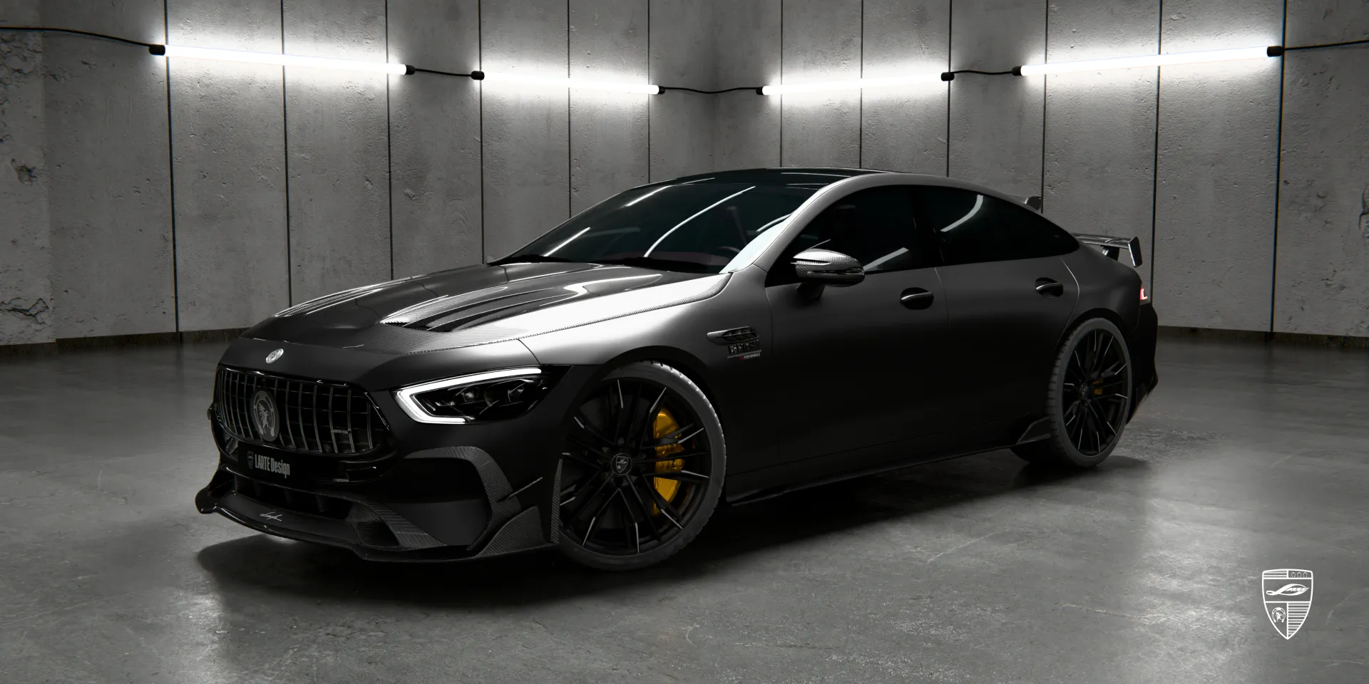 Карбоновый кузовной комплект для Mercedes GT Facelift AMG 63 2026обновляет внешний дизайн