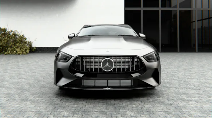 Перед  Mercedes GT AMG 63s Facelift с кастомным обвесом
