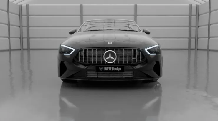 Перед Mercedes AMG GT 63s Facelift с кастомным обвесом