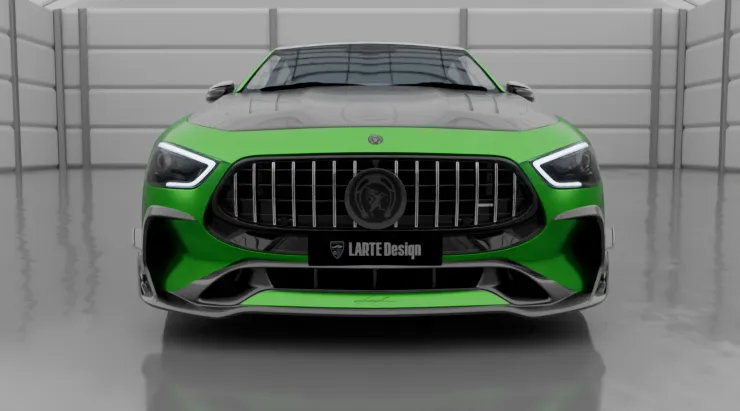 Перед Mercedes AMG GT 63s Facelift с кастомным обвесом