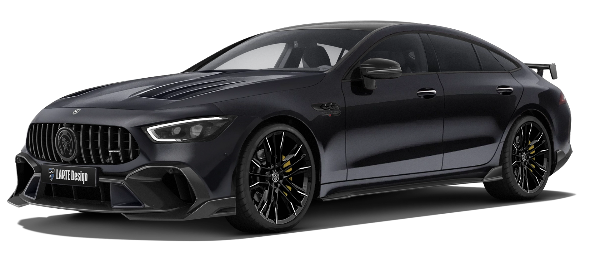 MERCEDES GT 63 X290 2019 - 2024 в цвете Obsidian Black с кастомным обвесом